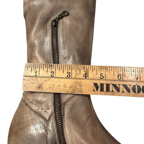 Bed Stu NWT Leather Cobbler Series Manchester Brown/Taupe Boots Women’s Size 8 - Picture 13 of 16
